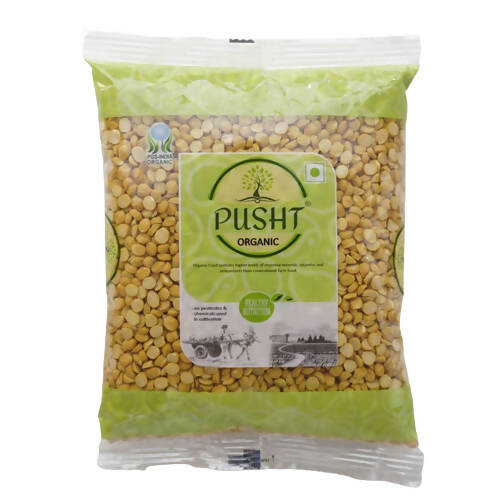 Pusht Organic Chana Dal (Split Bengal Gram Dal) - Distacart