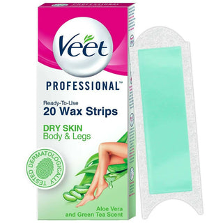 Veet Professional Waxing Strips for Women - Dry Skin - Distacart