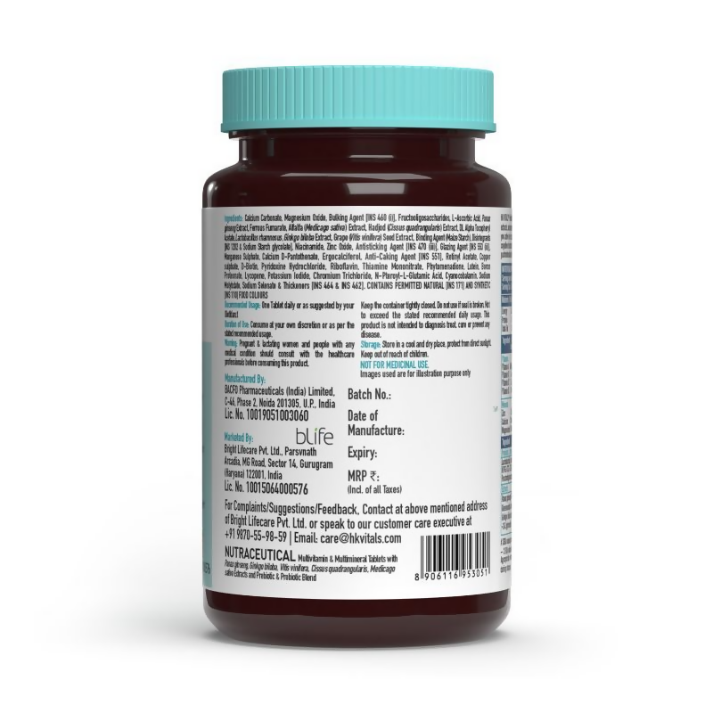 HK Vitals Multivitamin with Probiotics Tablets - Distacart