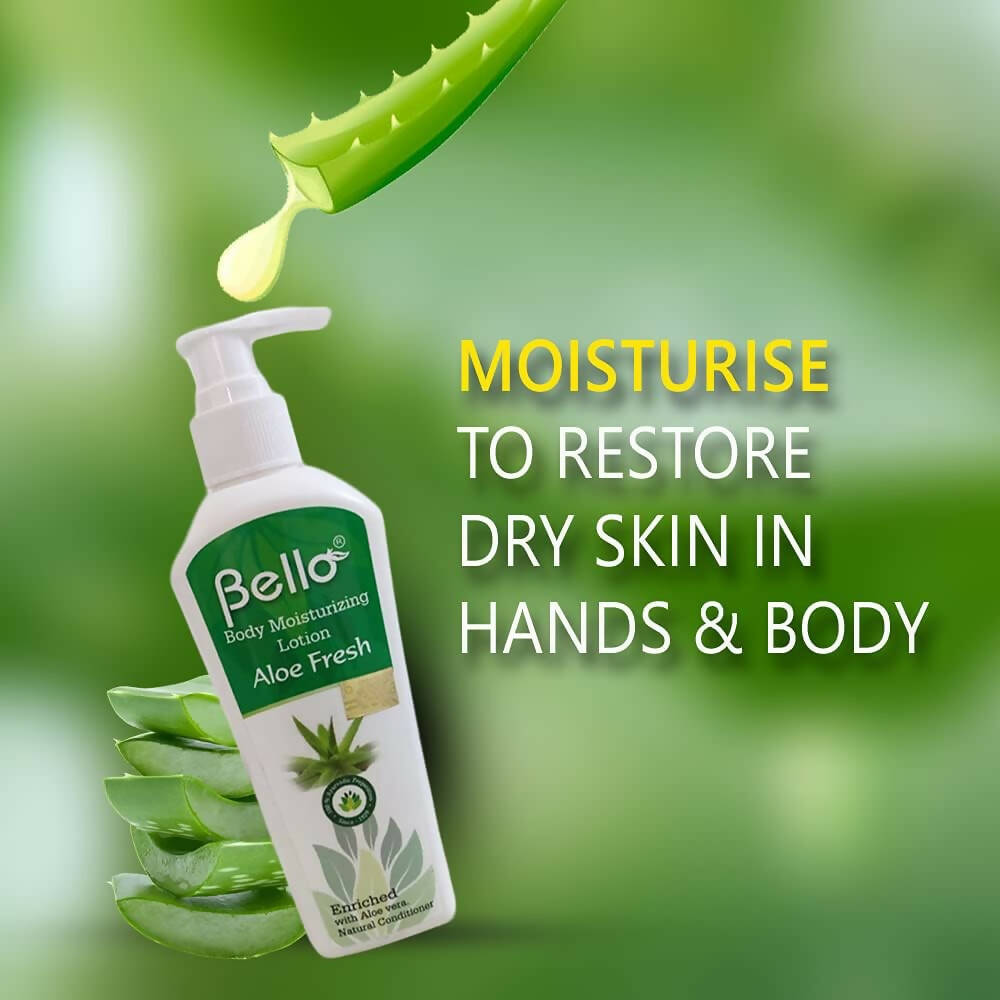 Bello Herbals Body Moisturizing Lotion Aloe Fresh - Distacart