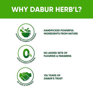 Dabur Herb'l Tulsi - Anti-Bacterial Toothpaste uses