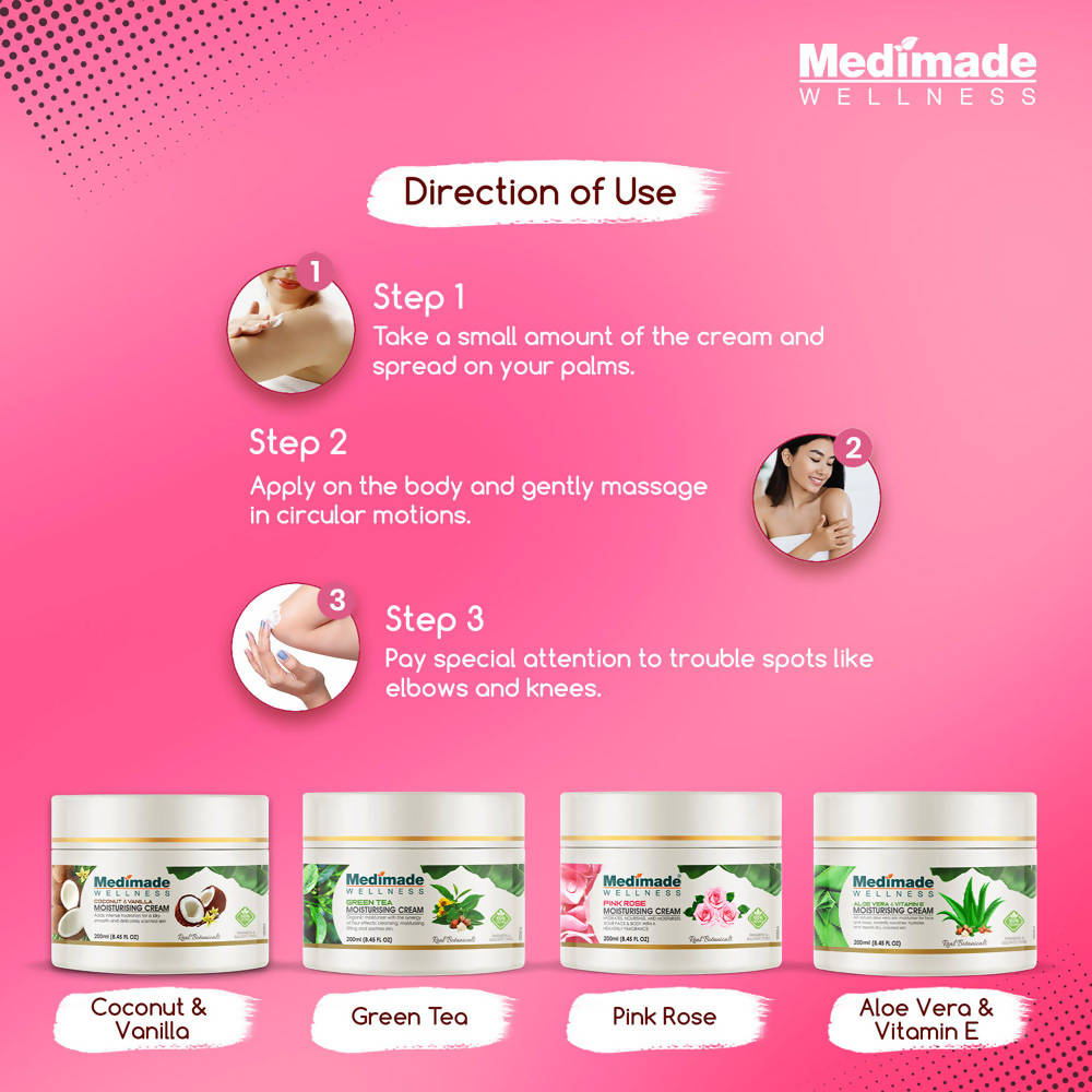 Medimade Wellness Pink Rose Moisturising Cream - Distacart