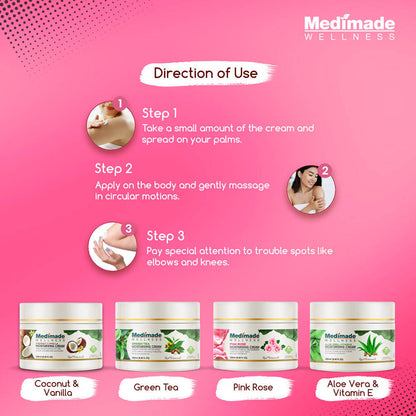 Medimade Wellness Pink Rose Moisturising Cream - Distacart