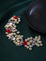 Thumbnail for NVR Women's Embellished Beaded Hair Accessory Set - Distacart