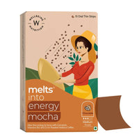 Thumbnail for Wellbeing Nutrition Melts Energy Mocha Strips - Chocolate Flavor - Distacart