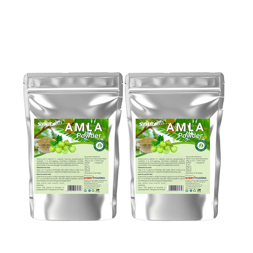 Syndy Pharma Amla Powder (Indian Gooseberry) - Distacart