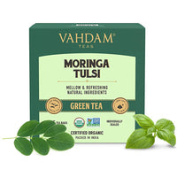 Thumbnail for Vahdam Vahdam Moringa Tulsi Green Tea