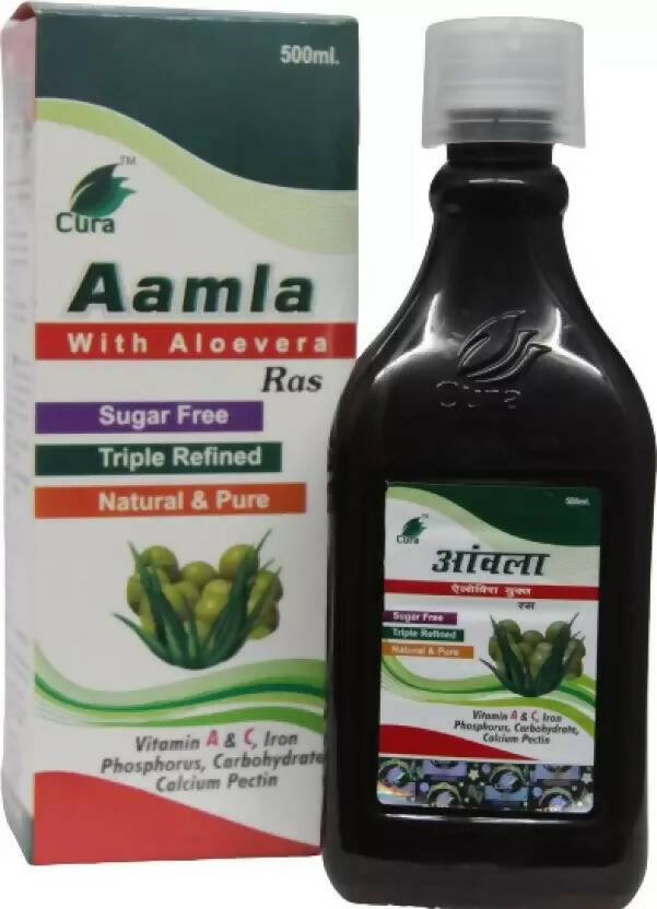 Cura Aamla With Aloevera Ras - Distacart