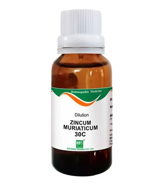 Bio India Homeopathy Zincum Muriaticum Dilution