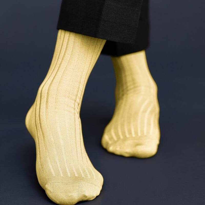 Socksoho Luxury Men Socks Cool Lemon Edition