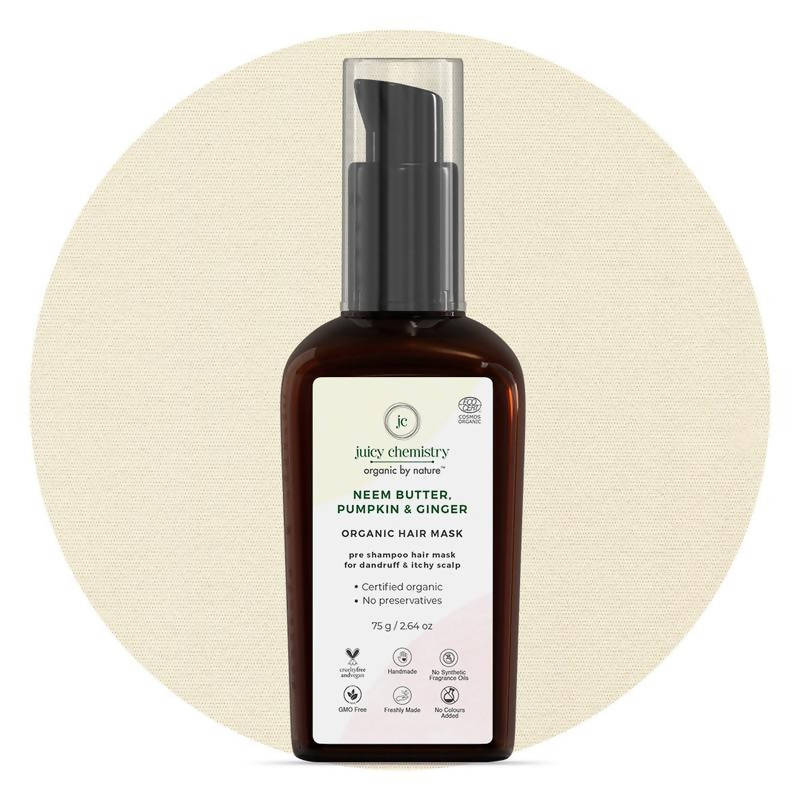 Juicy Chemistry Neem Butter, Pumpkin & Ginger Hair Mask - Distacart