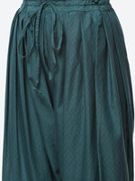 Thumbnail for Biba Women Green Ethnic Motifs Printed Kurta with Salwar - Distacart