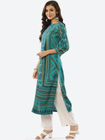 Thumbnail for Biba Women Geometric Printed Kurta - Distacart