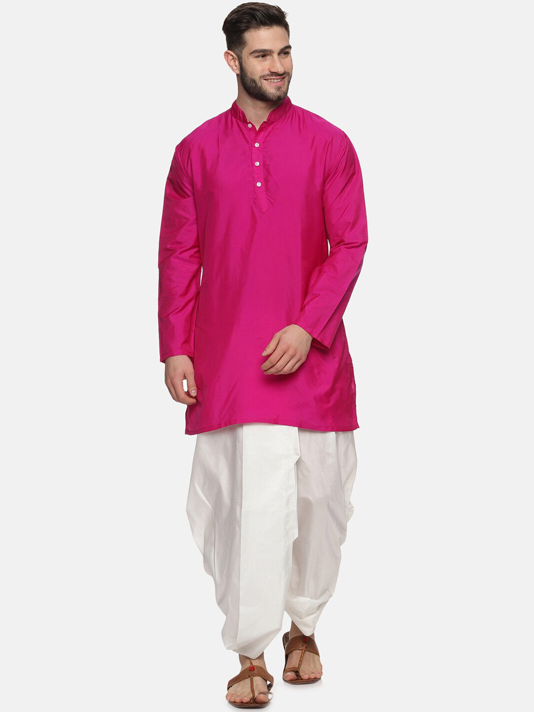 Sethukrishna Men Rose Kurta with Trousers - Distacart