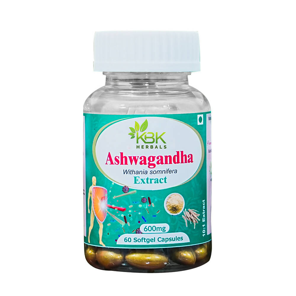 KBK Herbals Ashwagandha Extract Capsules - Distacart