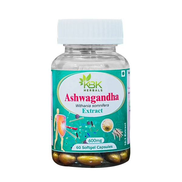 KBK Herbals Ashwagandha Extract Capsules - Distacart