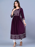 Thumbnail for Kalini Women Bandhani Printed Floral Side Slit Kurta - Distacart