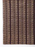 Thumbnail for Khushal K Women Brown Floral Printed Kurta with Trousers & With Dupatta - Distacart