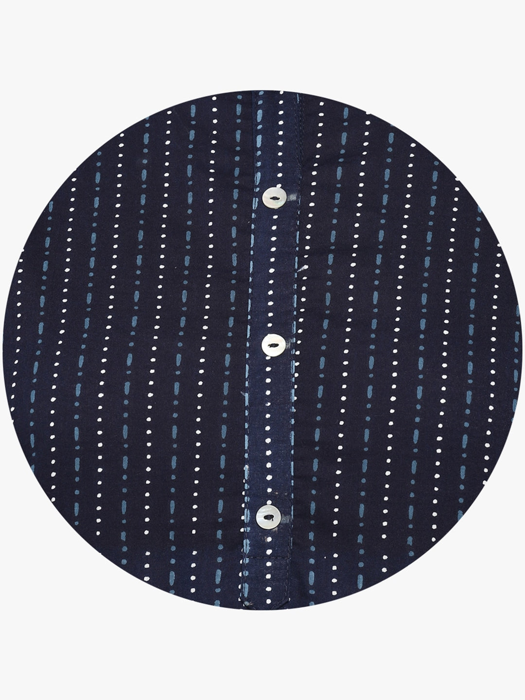 Sangria Women Navy Blue Printed Straight Kurta - Distacart