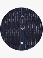 Thumbnail for Sangria Women Navy Blue Printed Straight Kurta - Distacart