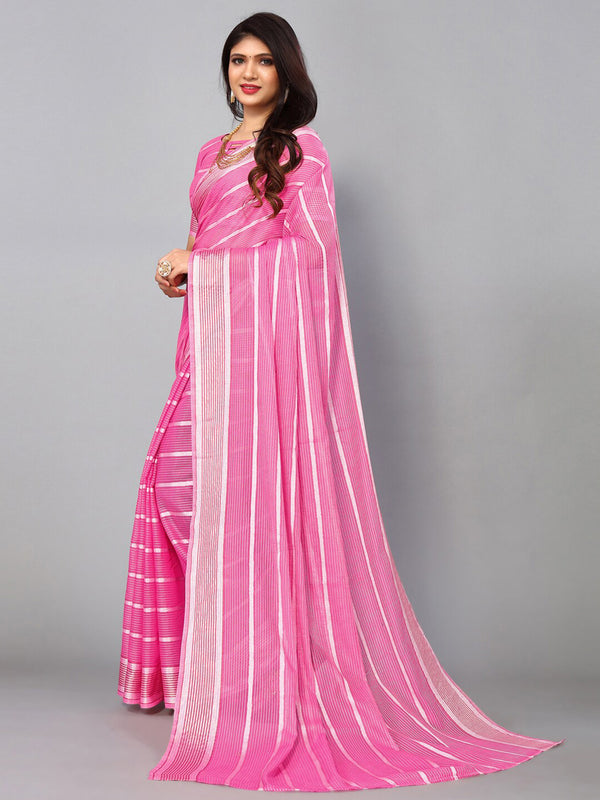 Kalini Striped Saree - Distacart