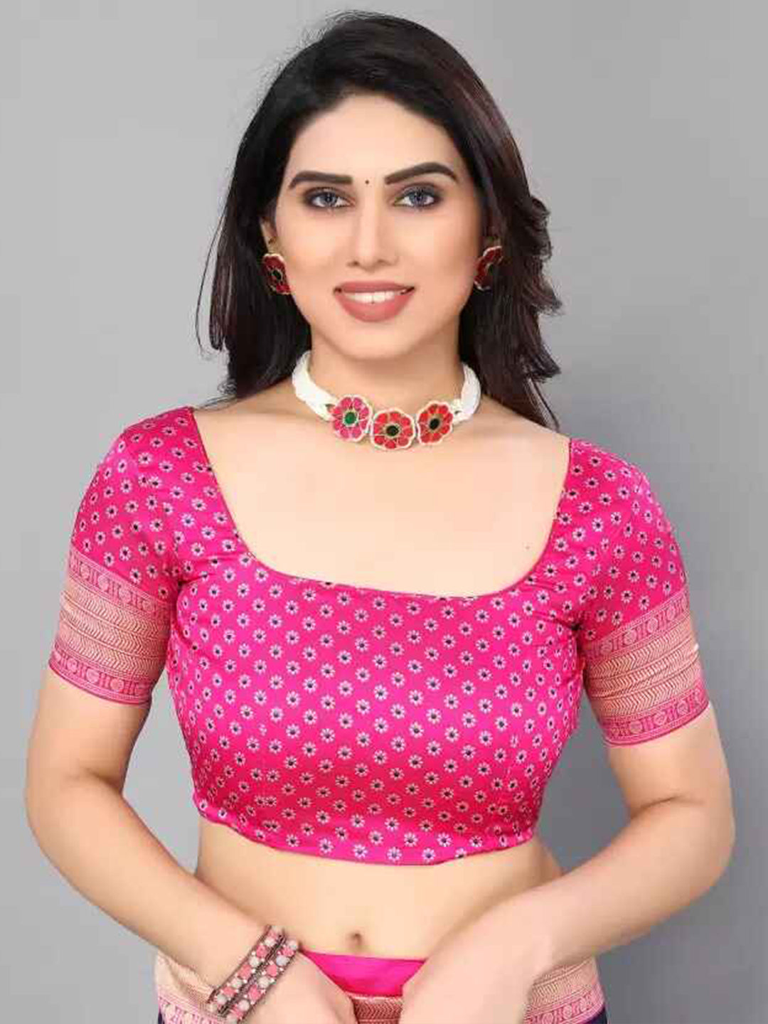 Kalini Floral Printed Art Silk Saree - Distacart