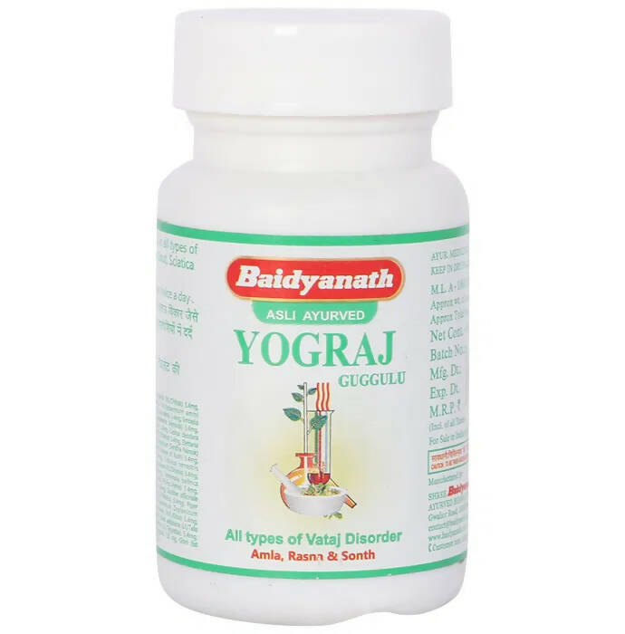 Baidyanath Jhansi Yograj Guggulu Tablets - Distacart
