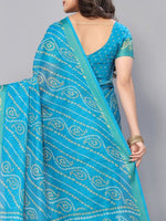 Thumbnail for Kalini Bandhani Printed Saree - Distacart