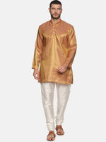 Thumbnail for Sethukrishna Men Red Ethnic Motifs Kurta with Churidar - Distacart