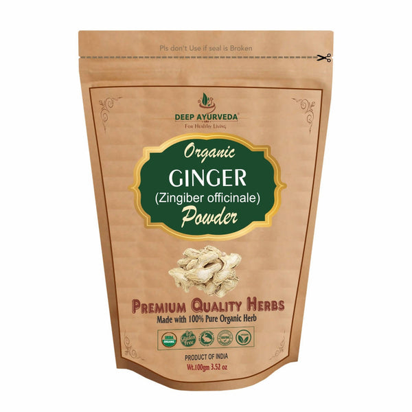 Deep Ayurveda Organic Ginger Powder - Distacart