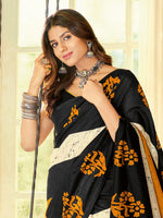 Thumbnail for Kalini Bagh Printed Dabu Saree - Distacart