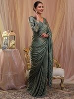 Thumbnail for Koskii Embellished Embroidered Saree - Distacart