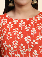 Thumbnail for Kalini Floral Printed Kurta with Pyjamas - Distacart
