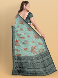 Thumbnail for Kalamandir Floral Printed Saree - Distacart