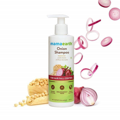 Mamaearth Onion Shampoo For Hair Fall Control