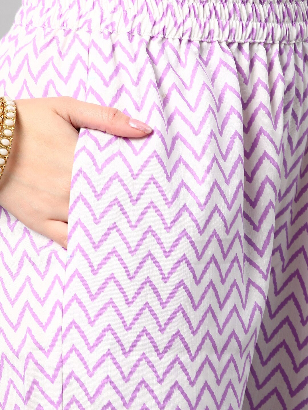 Kalini Women Purple Floral Printed Kurta with Trousers & With Dupatta - Distacart