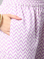 Thumbnail for Kalini Women Purple Floral Printed Kurta with Trousers & With Dupatta - Distacart