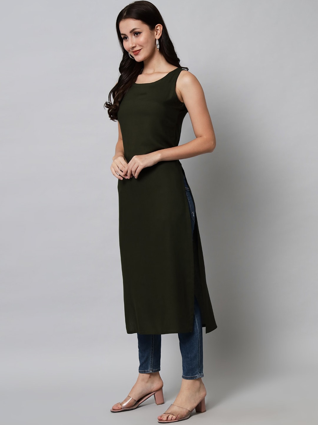 Kalini Women Green Kurta - Distacart