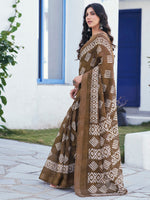 Thumbnail for Kalini Floral Printed Bagh Saree - Distacart