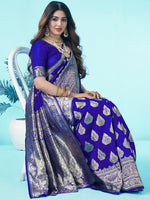 Thumbnail for Kalini Ethnic Woven Design Zari Art Silk Banarasi Saree - Distacart
