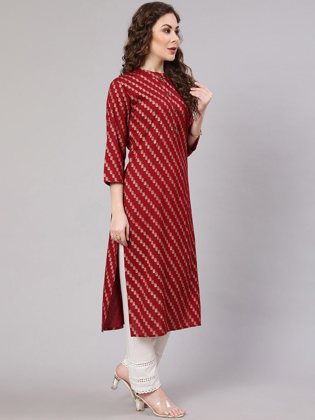 Kalini Floral Printed Floral Kurta - Distacart