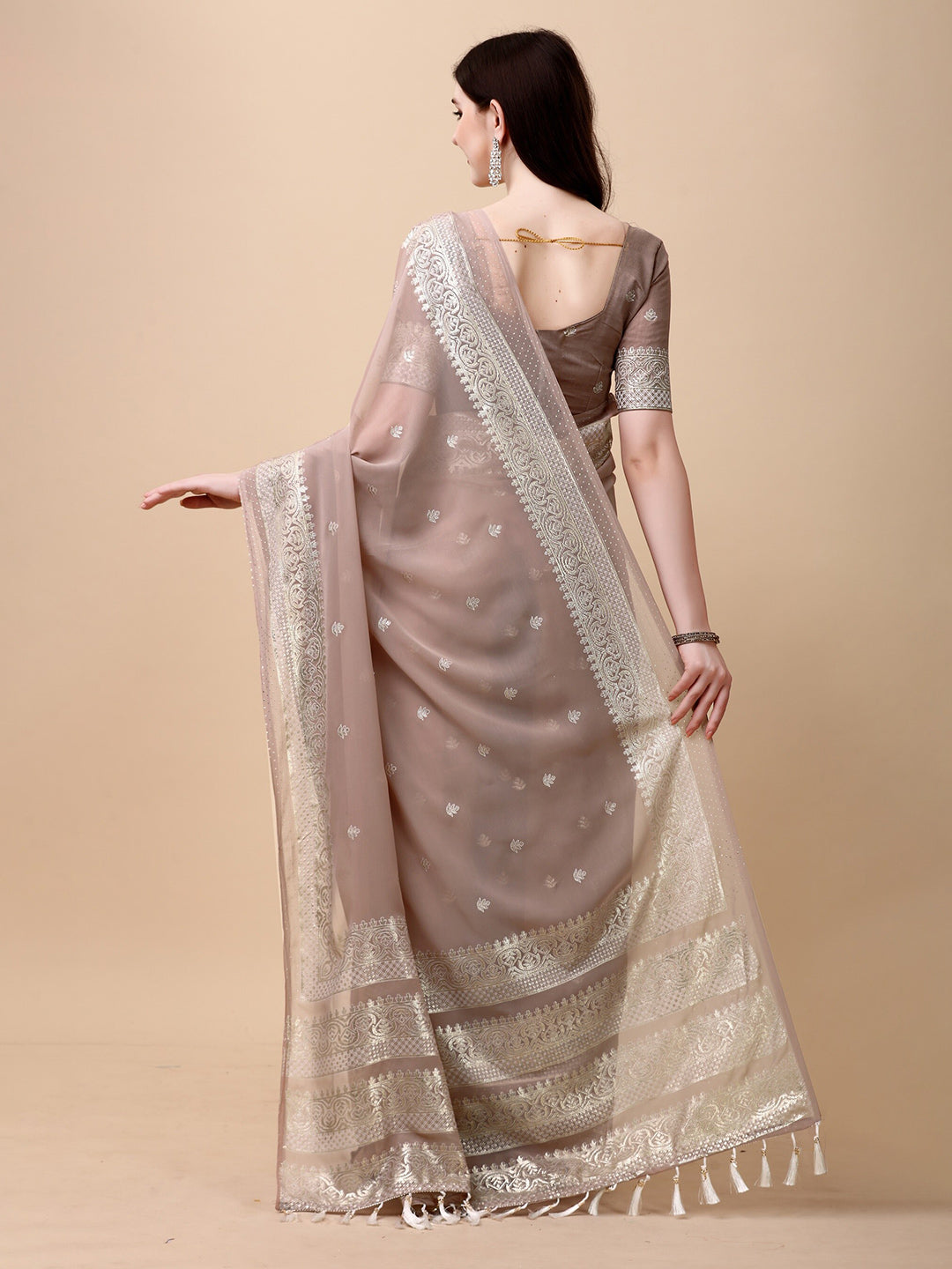 Kalini Woven Design Zari Jute Silk Saree - Distacart