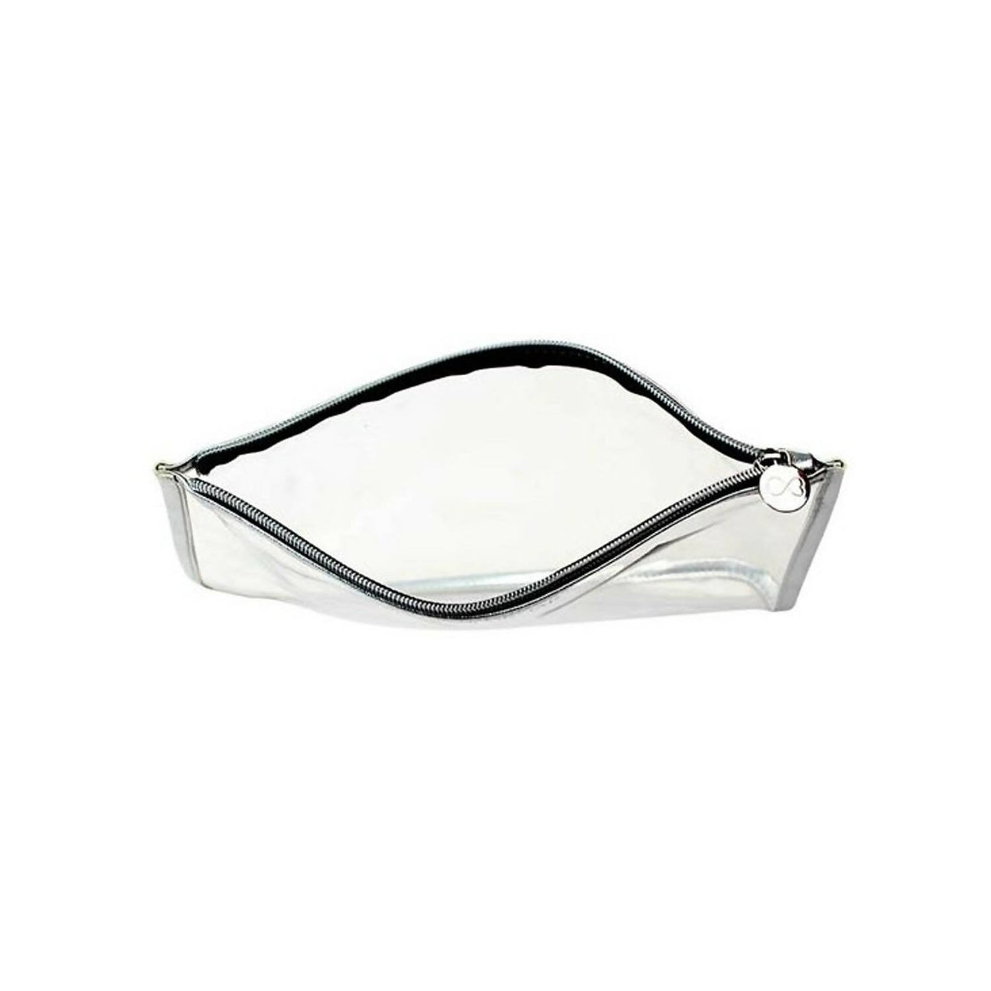 Colorbar Pouch Lips & Lashes Flat Pouches (Set Of Two) - White+Blush Pink - Distacart
