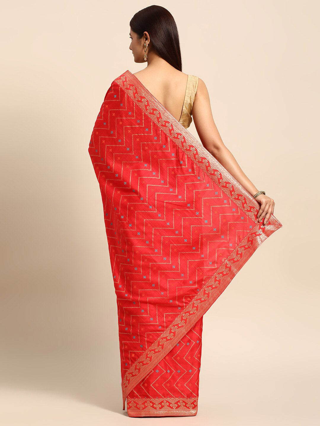 Kalini Woven Design Zari Pure Silk Saree - Distacart