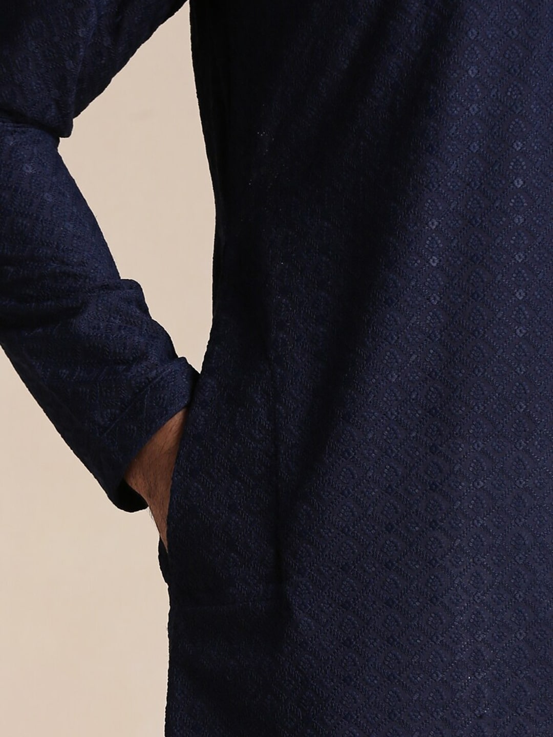 Manyavar Men Embroidered Kurta with Pyjamas - Distacart