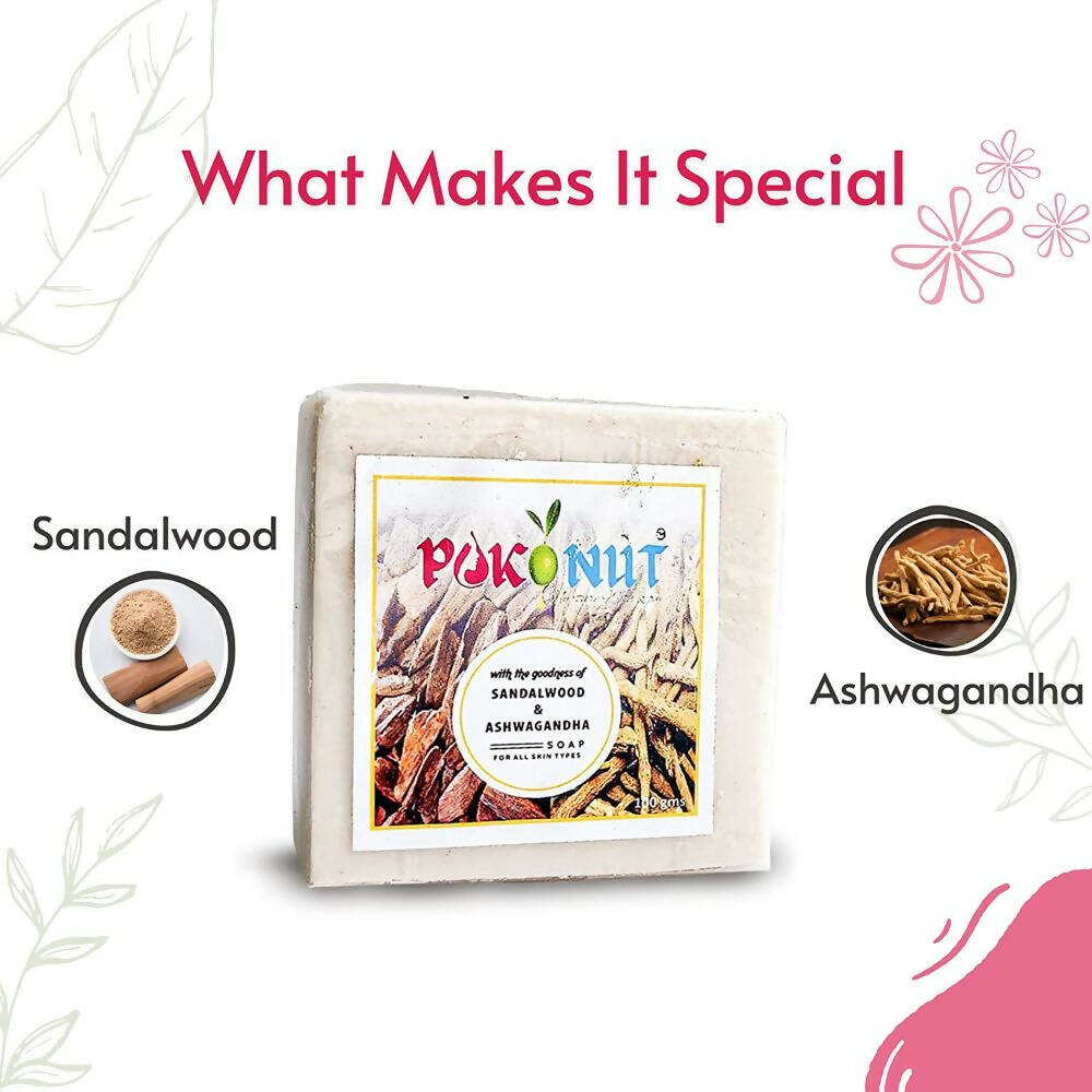Pokonut Sandalwood & Ashwagandha Soap - Distacart