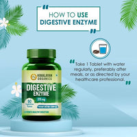 Thumbnail for Organics Digestive Enzyme 375 mg Potent Enszyme Complex, Supports Healthy Digestion: 90 Vegetarian Capsules