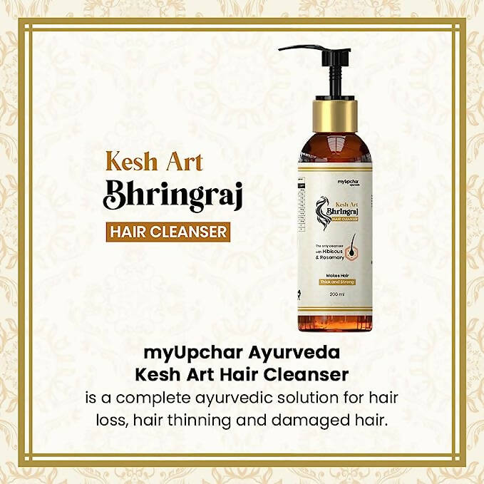 myUpchar Ayurveda KeshArt Bhringraj Hair Cleanser Shampoo - Distacart