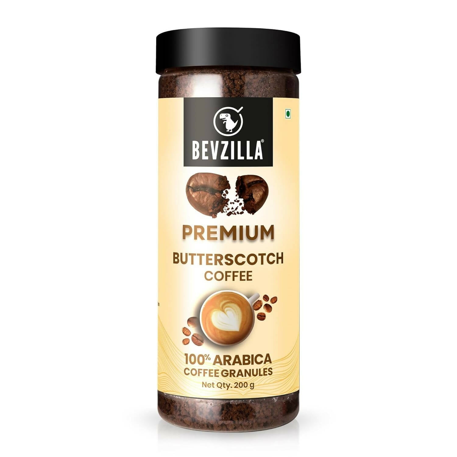 Bevzilla Premium Butterscotch Coffee Powder 100% Arabica - Distacart