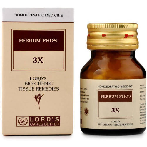 Lord&#39;s Homeopathy Ferrum Phos Biochemic Tablets